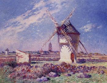 費迪南德 盧瓦敭 Windmills near the Town of Batz 費迪南德 盧瓦敭 Windmills near the Town of Batz